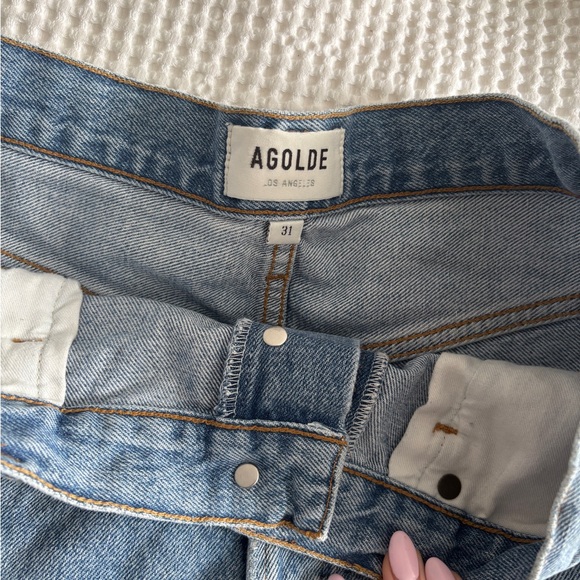 Agolde Riley Jean Shorts - Picture 2 of 4
